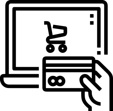 E-Ticaret, Perakende Uygulaması, Çevrimiçi Mağaza ve UI Tasarım Kullanımı için Alışveriş Simgesi Simgesi PNG Resmi