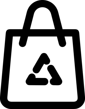 E-Ticaret, Perakende Uygulaması, Çevrimiçi Mağaza ve UI Tasarım Kullanımı için Alışveriş Simgesi Simgesi PNG Resmi