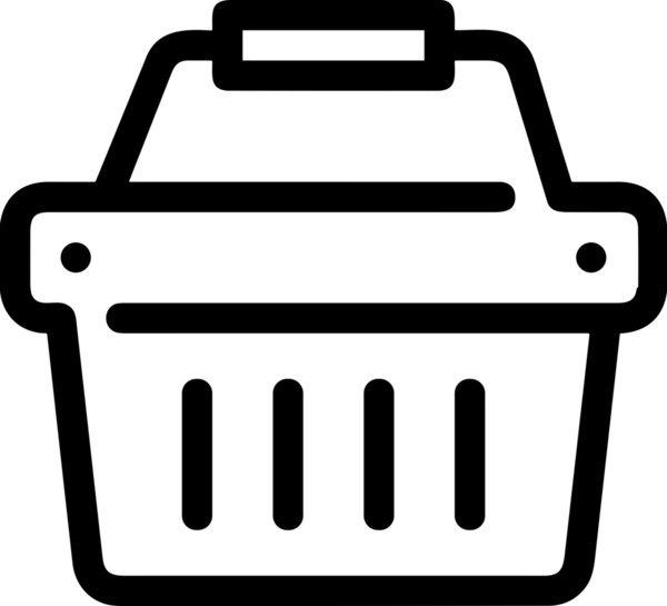 E-Ticaret, Perakende Uygulaması, Çevrimiçi Mağaza ve UI Tasarım Kullanımı için Alışveriş Simgesi Simgesi PNG Resmi