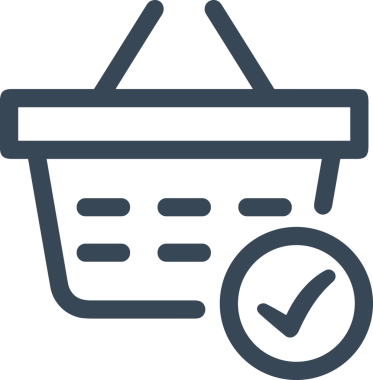 E-Ticaret, Perakende Uygulaması, Çevrimiçi Mağaza ve UI Tasarım Kullanımı için Alışveriş Simgesi Simgesi PNG Resmi