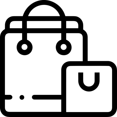 E-Ticaret, Perakende Uygulaması, Çevrimiçi Mağaza ve UI Tasarım Kullanımı için Alışveriş Simgesi Simgesi PNG Resmi