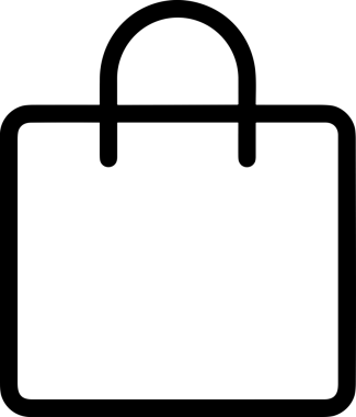 E-Ticaret, Perakende Uygulaması, Çevrimiçi Mağaza ve UI Tasarım Kullanımı için Alışveriş Simgesi Simgesi PNG Resmi