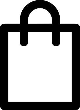 E-Ticaret, Perakende Uygulaması, Çevrimiçi Mağaza ve UI Tasarım Kullanımı için Alışveriş Simgesi Simgesi PNG Resmi