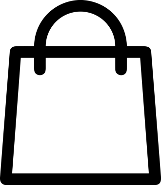E-Ticaret, Perakende Uygulaması, Çevrimiçi Mağaza ve UI Tasarım Kullanımı için Alışveriş Simgesi Simgesi PNG Resmi