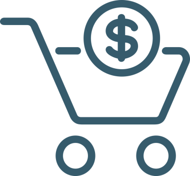 E-Ticaret, Perakende Uygulaması, Çevrimiçi Mağaza ve UI Tasarım Kullanımı için Alışveriş Simgesi Simgesi PNG Resmi