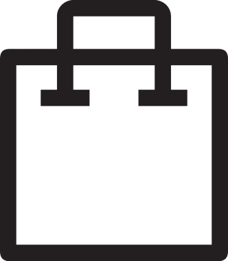 E-Ticaret, Perakende Uygulaması, Çevrimiçi Mağaza ve UI Tasarım Kullanımı için Alışveriş Simgesi Simgesi PNG Resmi