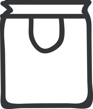 E-Ticaret, Perakende Uygulaması, Çevrimiçi Mağaza ve UI Tasarım Kullanımı için Alışveriş Simgesi Simgesi PNG Resmi