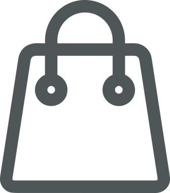 E-Ticaret, Perakende Uygulaması, Çevrimiçi Mağaza ve UI Tasarım Kullanımı için Alışveriş Simgesi Simgesi PNG Resmi