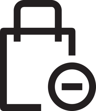 E-Ticaret, Perakende Uygulaması, Çevrimiçi Mağaza ve UI Tasarım Kullanımı için Alışveriş Simgesi Simgesi PNG Resmi