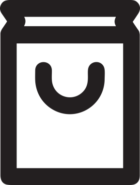 E-Ticaret, Perakende Uygulaması, Çevrimiçi Mağaza ve UI Tasarım Kullanımı için Alışveriş Simgesi Simgesi PNG Resmi