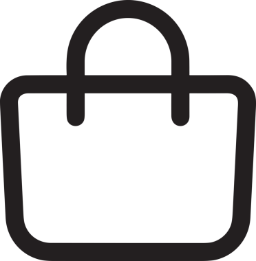 E-Ticaret, Perakende Uygulaması, Çevrimiçi Mağaza ve UI Tasarım Kullanımı için Alışveriş Simgesi Simgesi PNG Resmi