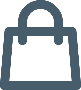 E-Ticaret, Perakende Uygulaması, Çevrimiçi Mağaza ve UI Tasarım Kullanımı için Alışveriş Simgesi Simgesi PNG Resmi