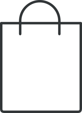 E-Ticaret, Perakende Uygulaması, Çevrimiçi Mağaza ve UI Tasarım Kullanımı için Alışveriş Simgesi Simgesi PNG Resmi