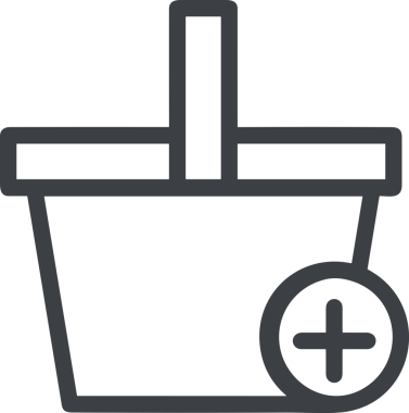 E-Ticaret, Perakende Uygulaması, Çevrimiçi Mağaza ve UI Tasarım Kullanımı için Alışveriş Simgesi Simgesi PNG Resmi