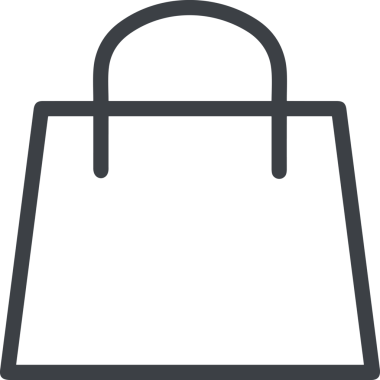 E-Ticaret, Perakende Uygulaması, Çevrimiçi Mağaza ve UI Tasarım Kullanımı için Alışveriş Simgesi Simgesi PNG Resmi