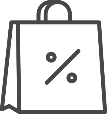 E-Ticaret, Perakende Uygulaması, Çevrimiçi Mağaza ve UI Tasarım Kullanımı için Alışveriş Simgesi Simgesi PNG Resmi