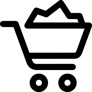 E-Ticaret, Perakende Uygulaması, Çevrimiçi Mağaza ve UI Tasarım Kullanımı için Alışveriş Simgesi Simgesi PNG Resmi