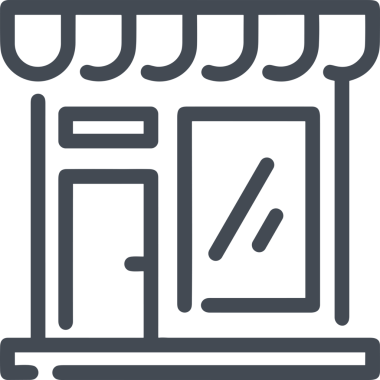 E-Ticaret, Perakende Uygulaması, Çevrimiçi Mağaza ve UI Tasarım Kullanımı için Alışveriş Simgesi Simgesi PNG Resmi