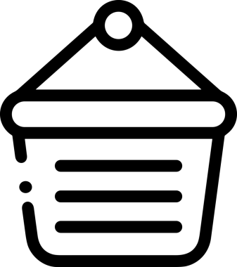 E-Ticaret, Perakende Uygulaması, Çevrimiçi Mağaza ve UI Tasarım Kullanımı için Alışveriş Simgesi Simgesi PNG Resmi