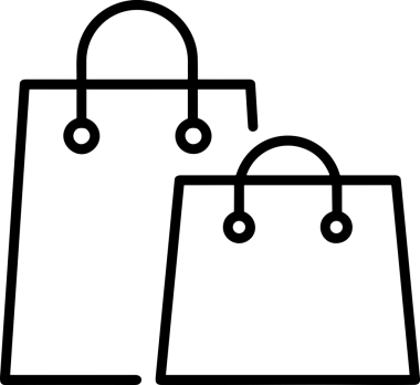 E-Ticaret, Perakende Uygulaması, Çevrimiçi Mağaza ve UI Tasarım Kullanımı için Alışveriş Simgesi Simgesi PNG Resmi