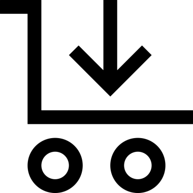 E-Ticaret, Perakende Uygulaması, Çevrimiçi Mağaza ve UI Tasarım Kullanımı için Alışveriş Simgesi Simgesi PNG Resmi