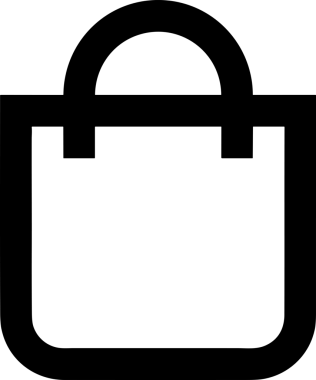 E-Ticaret, Perakende Uygulaması, Çevrimiçi Mağaza ve UI Tasarım Kullanımı için Alışveriş Simgesi Simgesi PNG Resmi