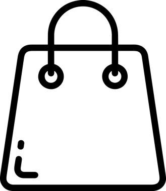 E-Ticaret, Perakende Uygulaması, Çevrimiçi Mağaza ve UI Tasarım Kullanımı için Alışveriş Simgesi Simgesi PNG Resmi
