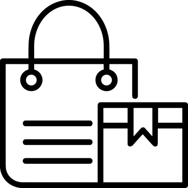 E-Ticaret, Perakende Uygulaması, Çevrimiçi Mağaza ve UI Tasarım Kullanımı için Alışveriş Simgesi Simgesi PNG Resmi