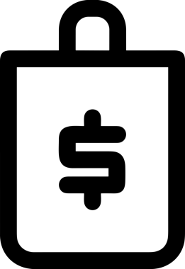 E-Ticaret, Perakende Uygulaması, Çevrimiçi Mağaza ve UI Tasarım Kullanımı için Alışveriş Simgesi Simgesi PNG Resmi