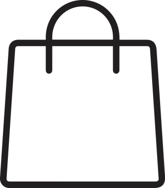 E-Ticaret, Perakende Uygulaması, Çevrimiçi Mağaza ve UI Tasarım Kullanımı için Alışveriş Simgesi Simgesi PNG Resmi