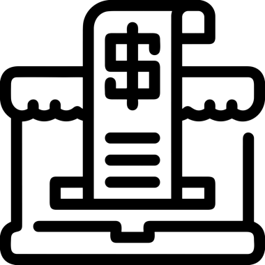 E-Ticaret, Perakende Uygulaması, Çevrimiçi Mağaza ve UI Tasarım Kullanımı için Alışveriş Simgesi Simgesi PNG Resmi