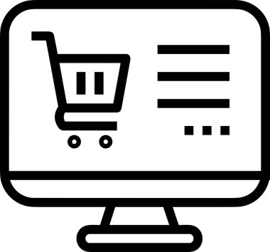 E-Ticaret, Perakende Uygulaması, Çevrimiçi Mağaza ve UI Tasarım Kullanımı için Alışveriş Simgesi Simgesi PNG Resmi