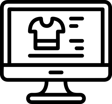 E-Ticaret, Perakende Uygulaması, Çevrimiçi Mağaza ve UI Tasarım Kullanımı için Alışveriş Simgesi Simgesi PNG Resmi