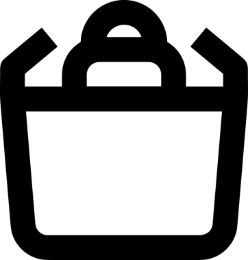 E-Ticaret, Perakende Uygulaması, Çevrimiçi Mağaza ve UI Tasarım Kullanımı için Alışveriş Simgesi Simgesi PNG Resmi