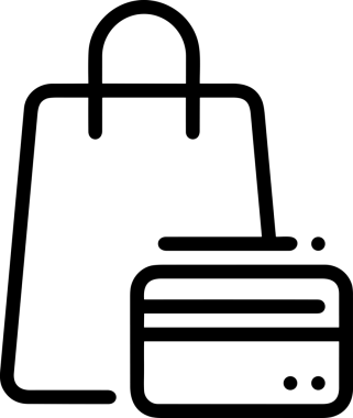 E-Ticaret, Perakende Uygulaması, Çevrimiçi Mağaza ve UI Tasarım Kullanımı için Alışveriş Simgesi Simgesi PNG Resmi