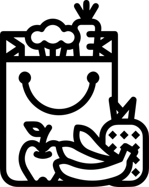 E-Ticaret, Perakende Uygulaması, Çevrimiçi Mağaza ve UI Tasarım Kullanımı için Alışveriş Simgesi Simgesi PNG Resmi