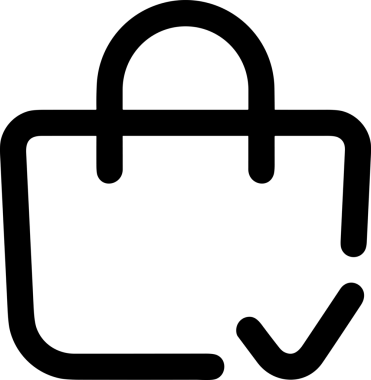 E-Ticaret, Perakende Uygulaması, Çevrimiçi Mağaza ve UI Tasarım Kullanımı için Alışveriş Simgesi Simgesi PNG Resmi