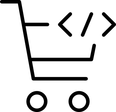 E-Ticaret, Perakende Uygulaması, Çevrimiçi Mağaza ve UI Tasarım Kullanımı için Alışveriş Simgesi Simgesi PNG Resmi