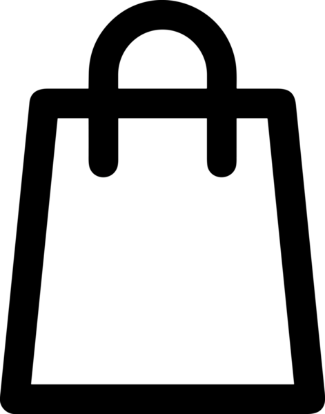 E-Ticaret, Perakende Uygulaması, Çevrimiçi Mağaza ve UI Tasarım Kullanımı için Alışveriş Simgesi Simgesi PNG Resmi