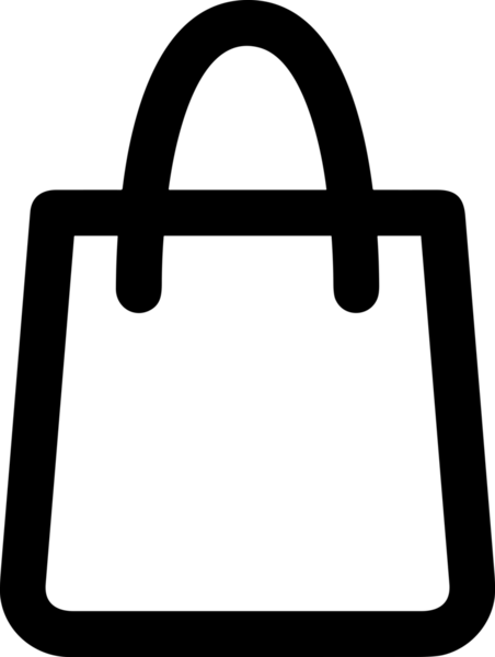 E-Ticaret, Perakende Uygulaması, Çevrimiçi Mağaza ve UI Tasarım Kullanımı için Alışveriş Simgesi Simgesi PNG Resmi