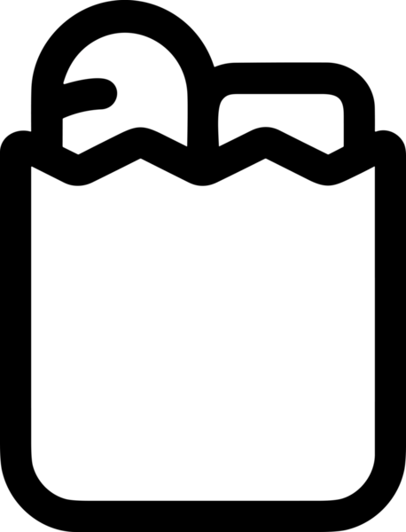 E-Ticaret, Perakende Uygulaması, Çevrimiçi Mağaza ve UI Tasarım Kullanımı için Alışveriş Simgesi Simgesi PNG Resmi