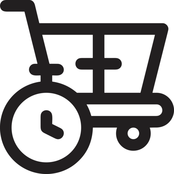 E-Ticaret, Perakende Uygulaması, Çevrimiçi Mağaza ve UI Tasarım Kullanımı için Alışveriş Simgesi Simgesi PNG Resmi