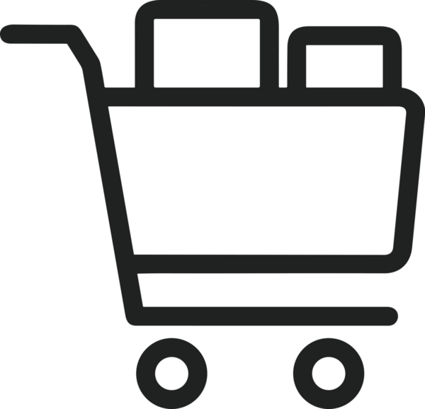 E-Ticaret, Perakende Uygulaması, Çevrimiçi Mağaza ve UI Tasarım Kullanımı için Alışveriş Simgesi Simgesi PNG Resmi