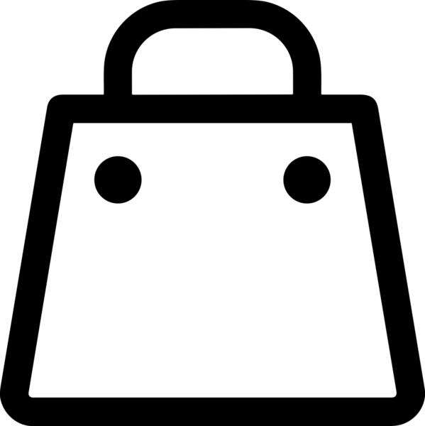 E-Ticaret, Perakende Uygulaması, Çevrimiçi Mağaza ve UI Tasarım Kullanımı için Alışveriş Simgesi Simgesi PNG Resmi
