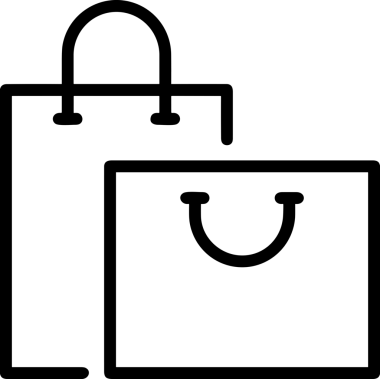 E-Ticaret, Perakende Uygulaması, Çevrimiçi Mağaza ve UI Tasarım Kullanımı için Alışveriş Simgesi Simgesi PNG Resmi