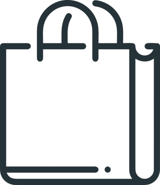 E-Ticaret, Perakende Uygulaması, Çevrimiçi Mağaza ve UI Tasarım Kullanımı için Alışveriş Simgesi Simgesi PNG Resmi