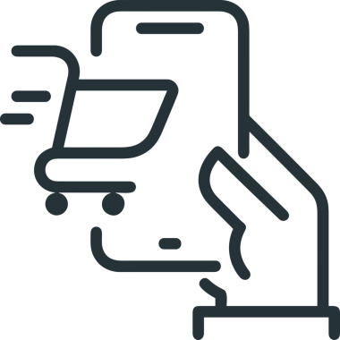 E-Ticaret, Perakende Uygulaması, Çevrimiçi Mağaza ve UI Tasarım Kullanımı için Alışveriş Simgesi Simgesi PNG Resmi