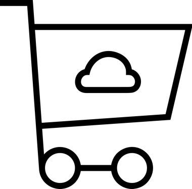 E-Ticaret, Perakende Uygulaması, Çevrimiçi Mağaza ve UI Tasarım Kullanımı için Alışveriş Simgesi Simgesi PNG Resmi