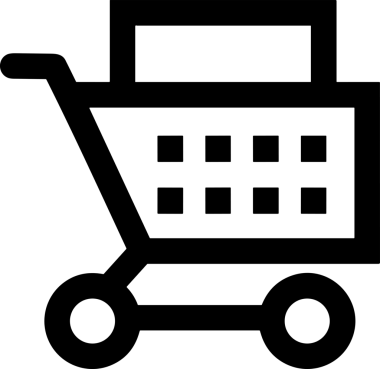 E-Ticaret, Perakende Uygulaması, Çevrimiçi Mağaza ve UI Tasarım Kullanımı için Alışveriş Simgesi Simgesi PNG Resmi