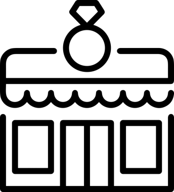 E-Ticaret, Perakende Uygulaması, Çevrimiçi Mağaza ve UI Tasarım Kullanımı için Alışveriş Simgesi Simgesi PNG Resmi